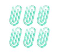 Clip de marque-pages en acrylique polyvalent, marqueur de, Green | trombone en acrylique, marque-pages décoratifs, marqueur de Page de livre, Clip pour organiser des Documents,