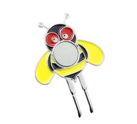 Clip de marqueur de balle de golf, avec design magnétique en métal mignon, 4,1 x 3 cm, support de marqueur de casquette de golf, marqueurs de position de balle, compact non dommageable, pour homme et