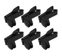 Clip de microphone à revers - 6 pièces pour diffusion vocale sans | restriction, pince de microphone en métal | Pince de portable en métal pour enregistrement, salle de onférence