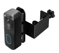 Clip de montage de sonnette: Convient pour les supports clignotants, installation de porte sans perceuse, porte-fusible robuste, facile à utiliser pour l'entrée de porte avant sécurité et pro