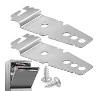 Clip de montage pour lave-vaisselle, kit d'installation pour lave-vaisselle,Clip d'installation de lave-vaisselle à haute résistance Support de support pour lave-vaisselle | Support d'installation