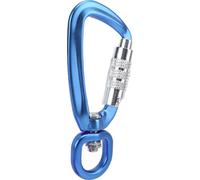 Clip de mousqueton à verrouillage automatique avec rotation sur 360 degrés - Sac à dos bleu