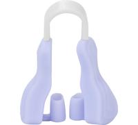 Clip de nez en silicone souple pour les voyages, portable, lisseur de ponts nasaux, correcteur, violet