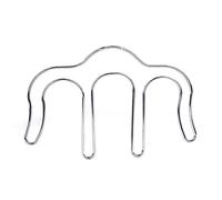 Clip de Page Musicale M Type en Fer, 2 Pièces, Accessoires pour Instruments, Léger et Durable - Fixation Stable, Compact pour Partitions, Idéal pour Musiciens (Argent)