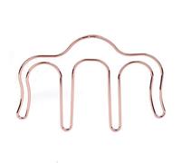 Clip de Page Musicale M Type en Fer, 2 Pièces, Accessoires pour Instruments, Léger et Durable - Fixation Stable, Compact pour Partitions, Idéal pour Musiciens (Ou Rose)