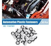 Clip de panneau latéral n°11547581 Clips automobiles pour Buick Enclave 2018-2023 Plastique Blanc (Lot de 30)