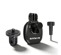 Clip de pare-brise de moto pour DJI Osmo Nano/Action 6/5Pro/Pocket 3, support en alliage d'aluminium pour GoPro/Insta360 X5/GO Ultra/X4 Air