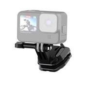 Clip de pare-brise de moto pour GoPro Hero 12 11 10 9 8 7 6 5 4 DJI Osmo 3 Pocket Insta 360 X4 X3 X2 Caméra d'action Smart Phone, pince en alliage d'aluminium Go-Pro