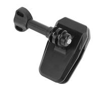 Clip de Pare-Brise pour Caméra de Moto pour Caméra Action 4 5, Base Réglable en Forme de L, Matériau en Alliage D'aluminium, Coussinets en Silicone épais, Applications Larges