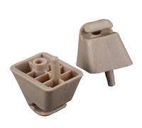 Clip de pare-soleil de voiture Support de pare-soleil intérieur voiture, 2 pièces, Clips support, crochet 1438336 pour Astra