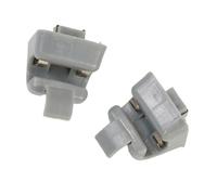 Clip de Pare-Soleil pour Mercedes-Benz W123 W124, 2 pièces, Crochet de Pare-Soleil de Voiture 126-810-00-12-8412, Fixation Automobile