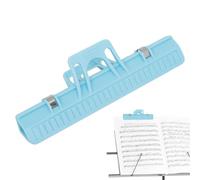 Clip de partition universel portable pour partitions de musique et marque-page