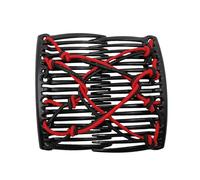 Clip de peigne magique vintage - Double postiche extensible, outil de coiffure élastique, créateur de élégant, support de tresse de queue de cheval, accessoire de mode décoratif classique, des