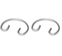 Clip De Piston/Circlip De Piston, Double G Polini, 12 Mm, Argenté (Lot de 2)