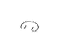 Clip De Piston/Circlip De Piston, Double G Polini, 12 Mm, Argenté | Segment de piston, OEM 272.0001, 1 pièce compatible Yamaha Aerox 50 dès 1999, Peugeot Jet-Force C-Tech 50.