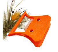 Clip de plumes à attachement à la mouche, clip de plume de pêche à la mouche - Outil de pêche à clip de plumes Pince de limage à la mouche - Débutants Hackle tenant un équipement de pêche à la pêche p