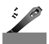 Clip de poche en acier inoxydable renforcé, clip de poche en métal, support d'engrenage d'escalade, avec accessoire de ceinture sûr, design compact et léger, 6,1 x 1,2 x 0,9 cm, pour marcher, A