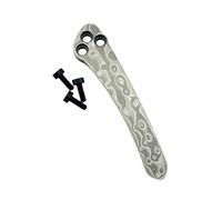 Clip de poche en alliage avec texture de style damas pour cutter pliable, design léger, résistant à l'usine, clip de poche de transport