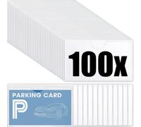 Clip de porte-carte de pare-brise auto-adhésif, autocollants d'assurance de pare-brise, transparent de voiture, sac de carte d'identité, étui porte-Badge, partie de voiture