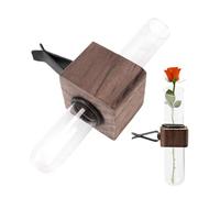 Clip de pot de fleur pour buse d'air de voiture - Support de plante en bois, décoration esthétique automobile | Guide quotidien, voyage sur route, style intérieur, cabine de cam