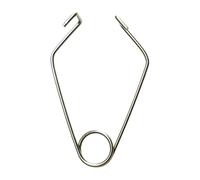 Clip de protection de câble métallique pour le camping et l ', retenue de manchon d ' extrémité à crochet en métal pour l ' organisation du matériel de plein air et l ' installation de la corde, 1 de