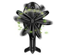 Clip de purge de voiture d'avion, clip de purge d'air de voiture - Clip de ventilation de sortie d'air - Clip rotatif - Diffuseur d'hélice - Désodorisant innovant pour voiture