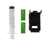 Clip de recharge d'encre + 2 tampons en caoutchouc + Kit d'outils de seringue pour hp 60/61 802