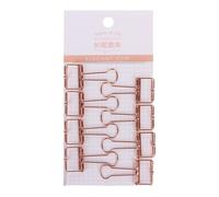 Clip De Reliure En Métal Creux, Mignon, Design, Pour Bureau, École, Organization Du Papier