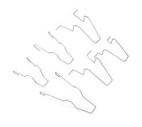 Clip de ressort de retenue de phare, Qiilu Clip de Ressort de Retenue, 5ZHSFULLKIT 6 PCS Acier Phare Phare Dip Faisceau De Croisement Ampoule Ressort Clip De Retenue Pince pour H1/H3/H4/H7