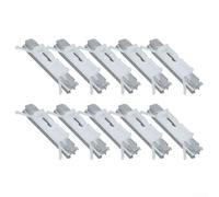 Clip de retenue de baguette de fenêtre en nylon/métal. Ajustement parfait, montage facile. Vérifier la compatibilité via PartFinder. (10PCS)