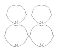 Clip de Retenue pour Spot Encastrable Argenté, Lot de 4