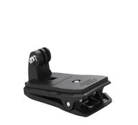 Clip de Sac à Dos Rotatif à 360°, Compatible avec GoPro et Insta360, Sangle de Fixation Rapide for caméra d'action