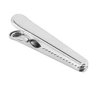 Clip de Sceau 7,9 cm, Pince de Cuisine Rose Doré, Poignée Confortable, Design Robuste, Dents Internes Serrées - Maintien Ferme, Durable, Usage Bureaux et Cuisine (Pince crocodile argent)
