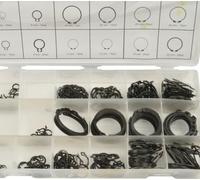 Clip de sécurité Bague de mer Assortiment E-CLIP 300-pièces extérieur Set Sprengring Ø 3-22mm