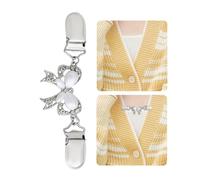 Clip de Serrage, Pince Broche Rétro pour Robe, Accessoire de Serrage Col Chemise, pour Gilets, Tops, Vêtements, Ourlet de Pantalon et Manteau