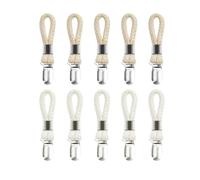 Clip De Serviette En Corde De Coton 10 Pièces, Clip De Serviette Antirouille, Crochet De Cintre En Acier Inoxydable, Clip De Suspension De Salle De Bain, Adapté à La Salle De Bain Cuisine Chambre