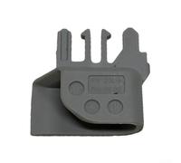 Clip de store enrouleur de coffre compatible avec Q7 pour A4 pour A6 2012-2018, installation de hayon 8W9868953 8W9868954, clip de rail coulissant pour étagère de colis SUV (gris gauche)