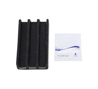 Clip de support de foret magnétique, support de foret pour perceuse à percussion avec aimant puissant, rangement latéral pour forets de 1/4 pouce, support de foret à poignée en