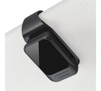Clip de support de lunettes pour visière - Compact 3,5 x 7,9 cm - Organiseur de lunettes, cartes de stationnement, cartes et billets | Fixation intérieure fiable pour voitures, camions, SUV, tourisme