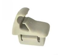 Clip de support de pare-soleil beige pour Mitsubishi Lancer pour ASX pour Evo 10, crochet de retenue d'abat-jour de rechange en plastique ABS, OEM MR654343