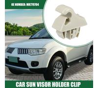 Clip de support de pare-soleil de voiture, crochet de fixation de pare-soleil, pour Mitsubishi Montero 2001-2006, en plastique, No.MR779704, beige