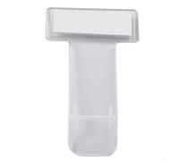 Clip de support de permis de stationnement en plastique transparent double face pour pare-brise de voiture - Fixation pour ticket de voiture - Fixation pour carte de stationnement britannique
