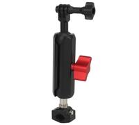 Clip de Support de Pince de Guidon de Moto, Support de Pince de Guidon Rotatif à 360 ° avec Double Rotule, Bras Magique de Serrage pour et Autres Caméras (Petite Taille)