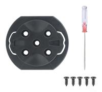 Clip de support de rechange pour ordinateur de vélo Garmin pour Blackbird pour igps, coque de base en plastique, 34 mm de diamètre extérieur 20-22 mm trou central, pièce facile à fixer (D)
