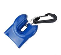Clip de support de régulateur de plongée en PVC pour 2ème étape, conçu pour garder le régulateur de secours accessible et protégé sous l'eau (bleu)