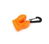 Clip de support de régulateur de secours pour embouchure de pieuvre 2ème étape en PVC pour éviter le blocage du sable et de la saleté (orange)