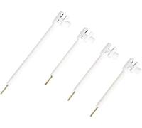 Clip de support d'électrode métallique, 1 pièce 6 mm, électrochimique en PTFE titane, longueur 80/100/140 - Poignée précision(6 * 100mm)