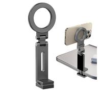 Clip de téléphone réglable - berceau de smartphone d'avion, porte-vision magnétique | Dispositif de fixation de support de tournage de voyage, solution compacte de support de non-glissement pour la bi