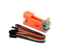 Clip de test PCB de 2,54 mm, 4-12 broches, pince de sonde à ressort pour Arduino pour programmation STM32, test de système intégré orange (E)