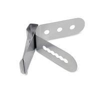 Clip de thermomètres en acier inoxydable pour la sécurité alimentaire avec de sonde à grilles stables multi-trous pour viande et liquides Clip de thermomètres alimentaires